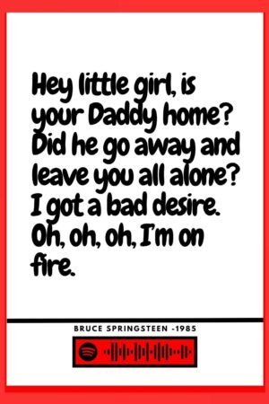Bruce Springsteen - I'm on fire