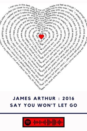 James Arthur - Say you wont let go