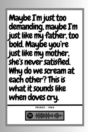 Prince - When doves cry