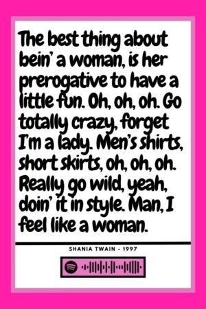 Shania Twain - Man I feel like a woman