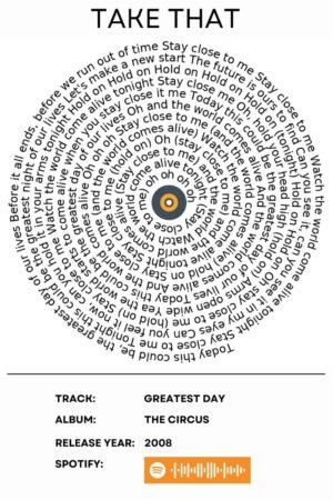 Take That - Greatest day