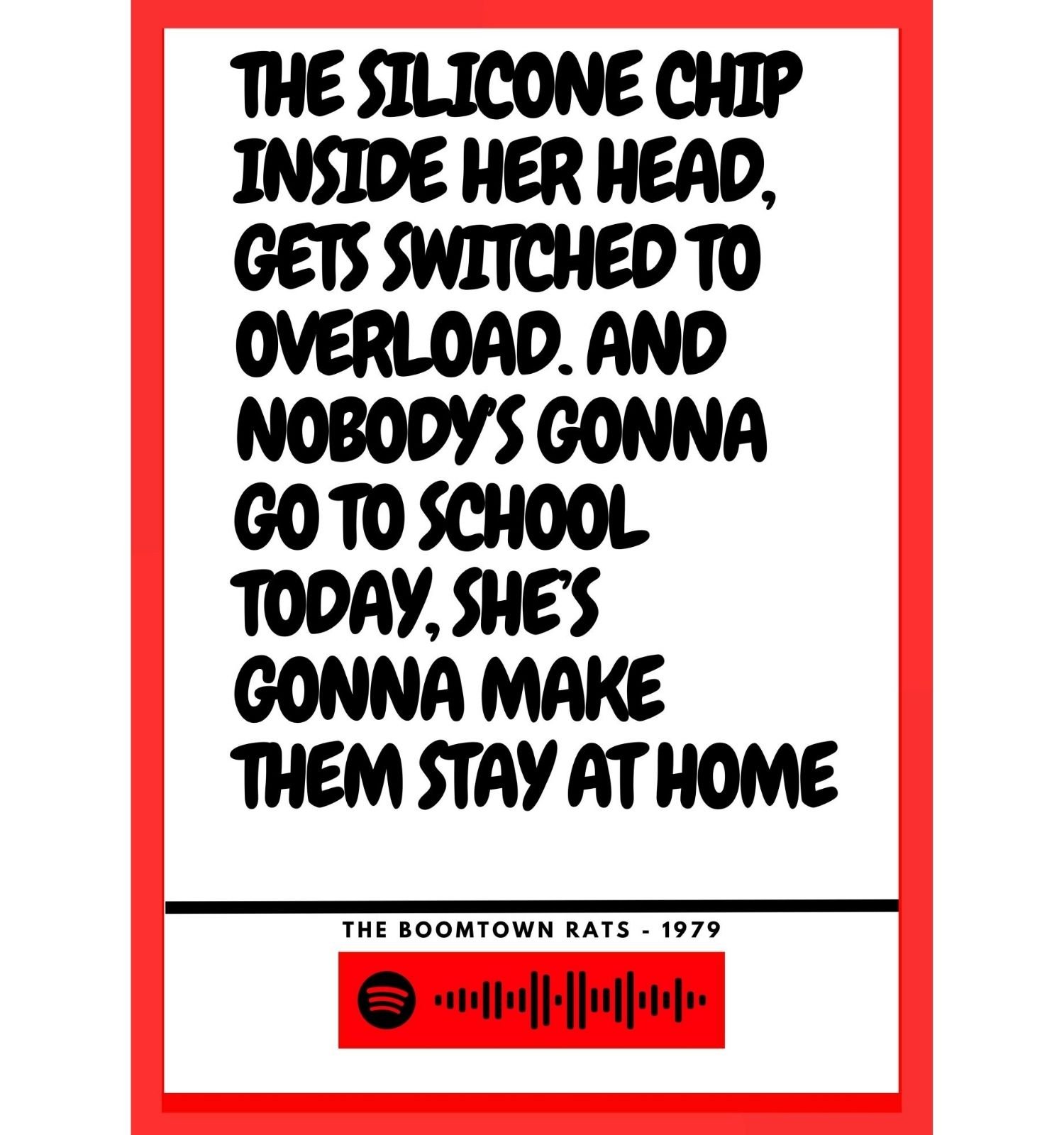 The Boomtown Rats - I don't like Mondays