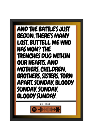 U2 - Sunday bloody sunday