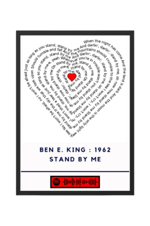 Portrait Framed Art Print Ben E King - Stand by Me