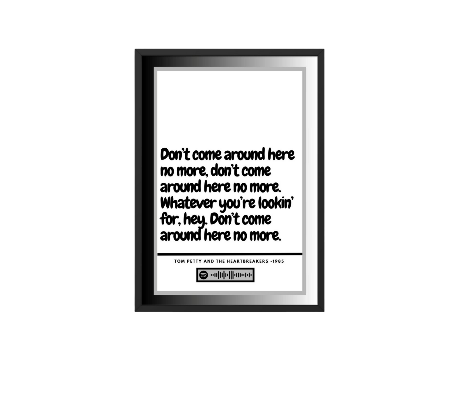 Portrait Framed Art Print Tom Petty - Don't Come Around Here